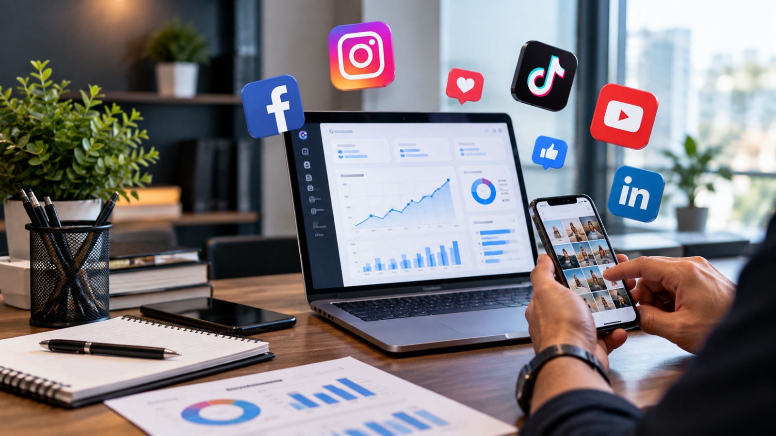 Social Media Marketing Strategy & Analytics Dashboard